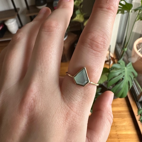 Leah Alexandra Gem ring - Teal - Picture 4 of 4